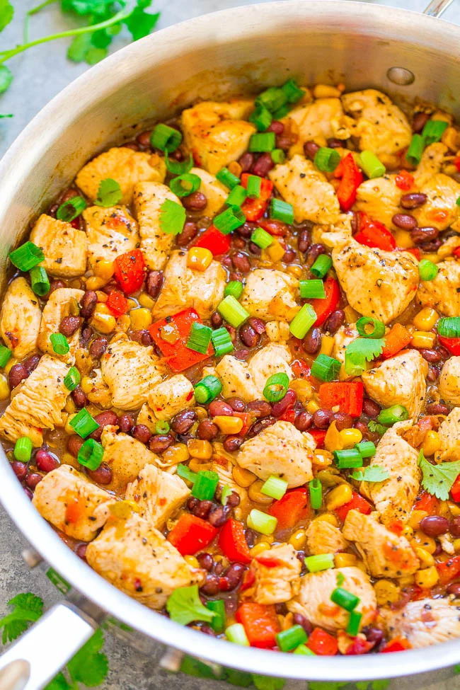 Pan-Seared Chicken with Citrus and Black Bean Salsa