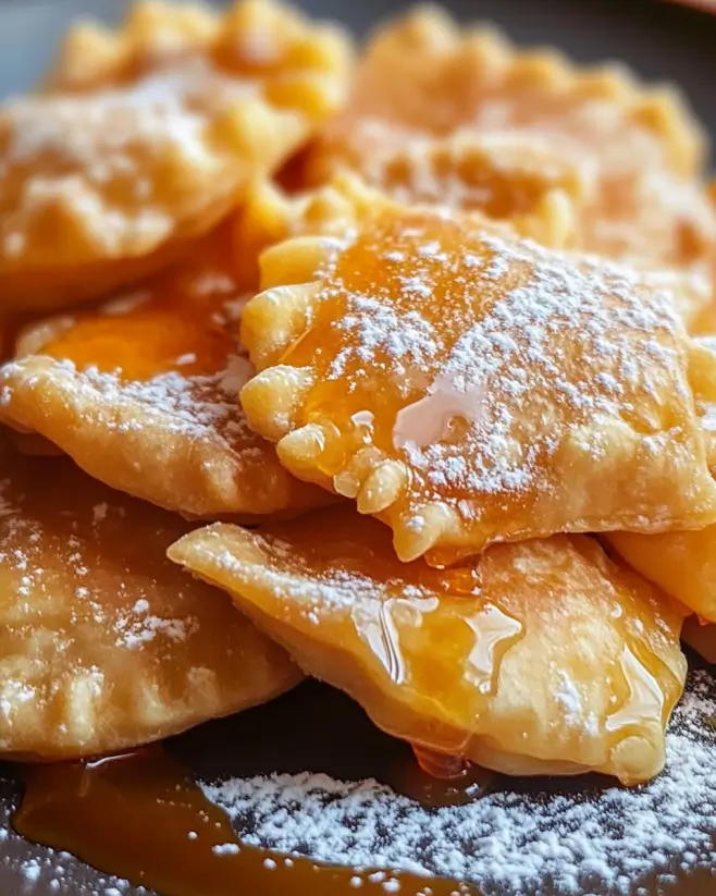 Dulce de Leche Filled Sopapillas with Honey Drizzle