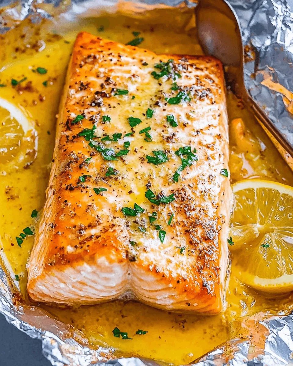 Pan-Roasted Salmon with Garlic Lemon Butter