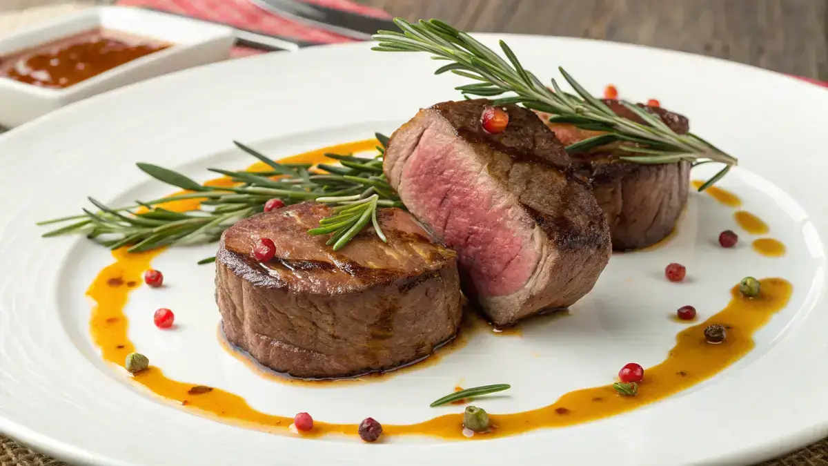 Oven-Roasted Garlic and Herb Beef Medallions
