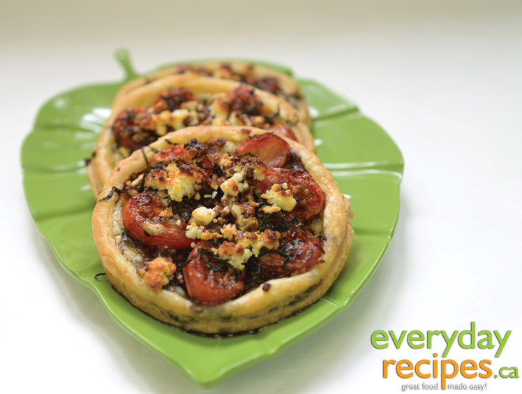 French Tomato and Goat Cheese Tart with Fresh Herbs