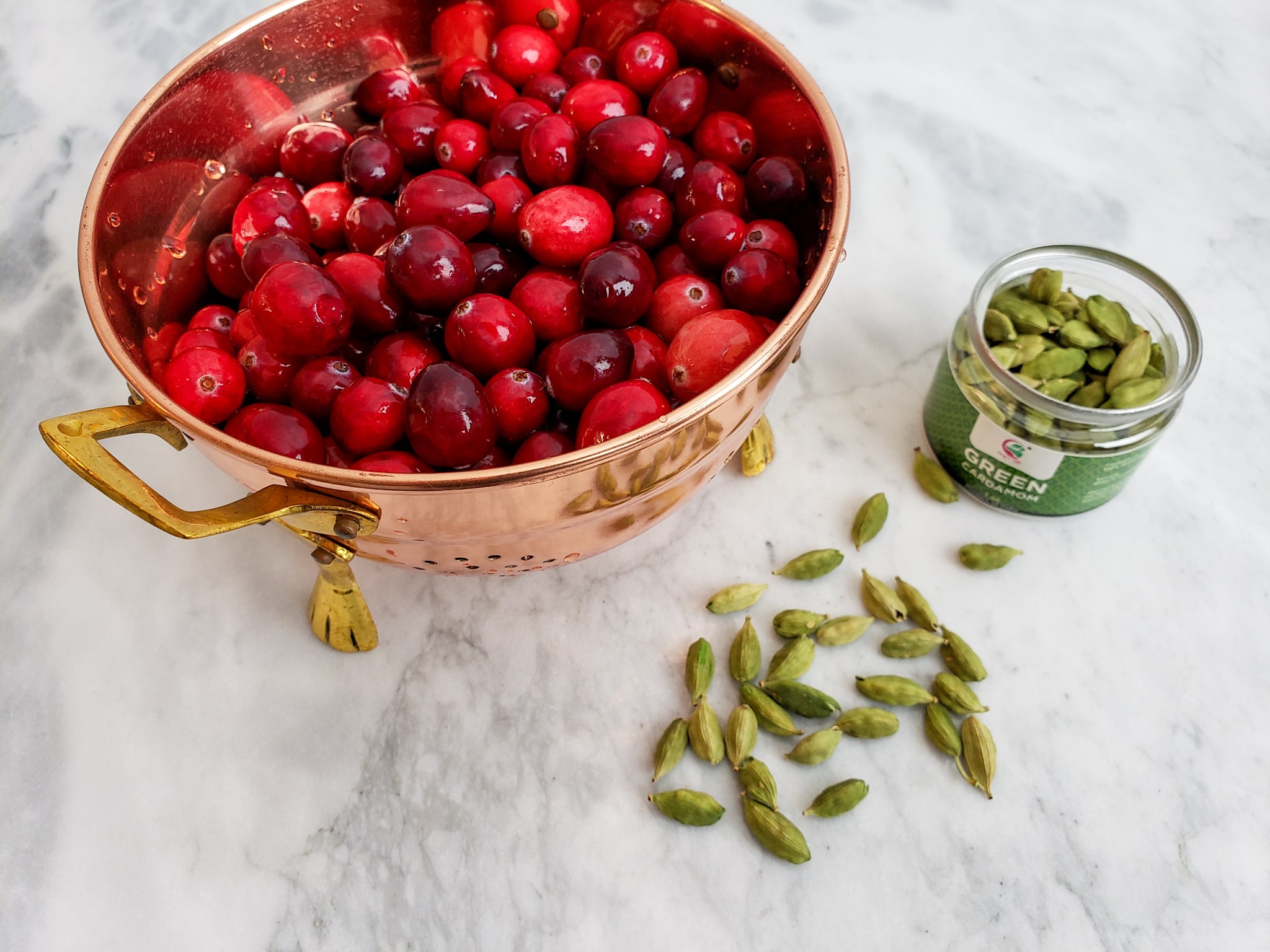 Cranberry Orange Sauce with Cardamom