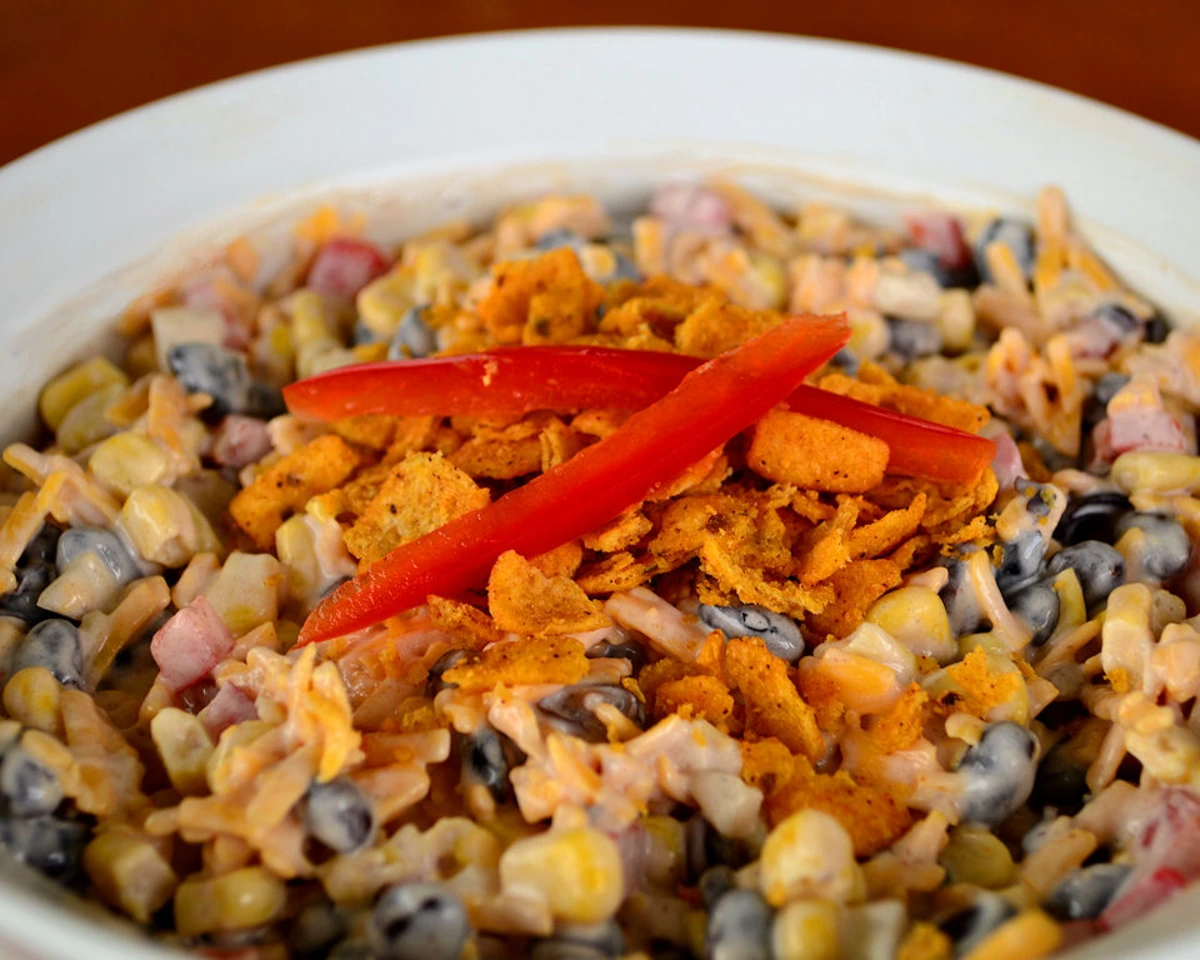 Vegetarian Latin American Black Bean and Corn Salad