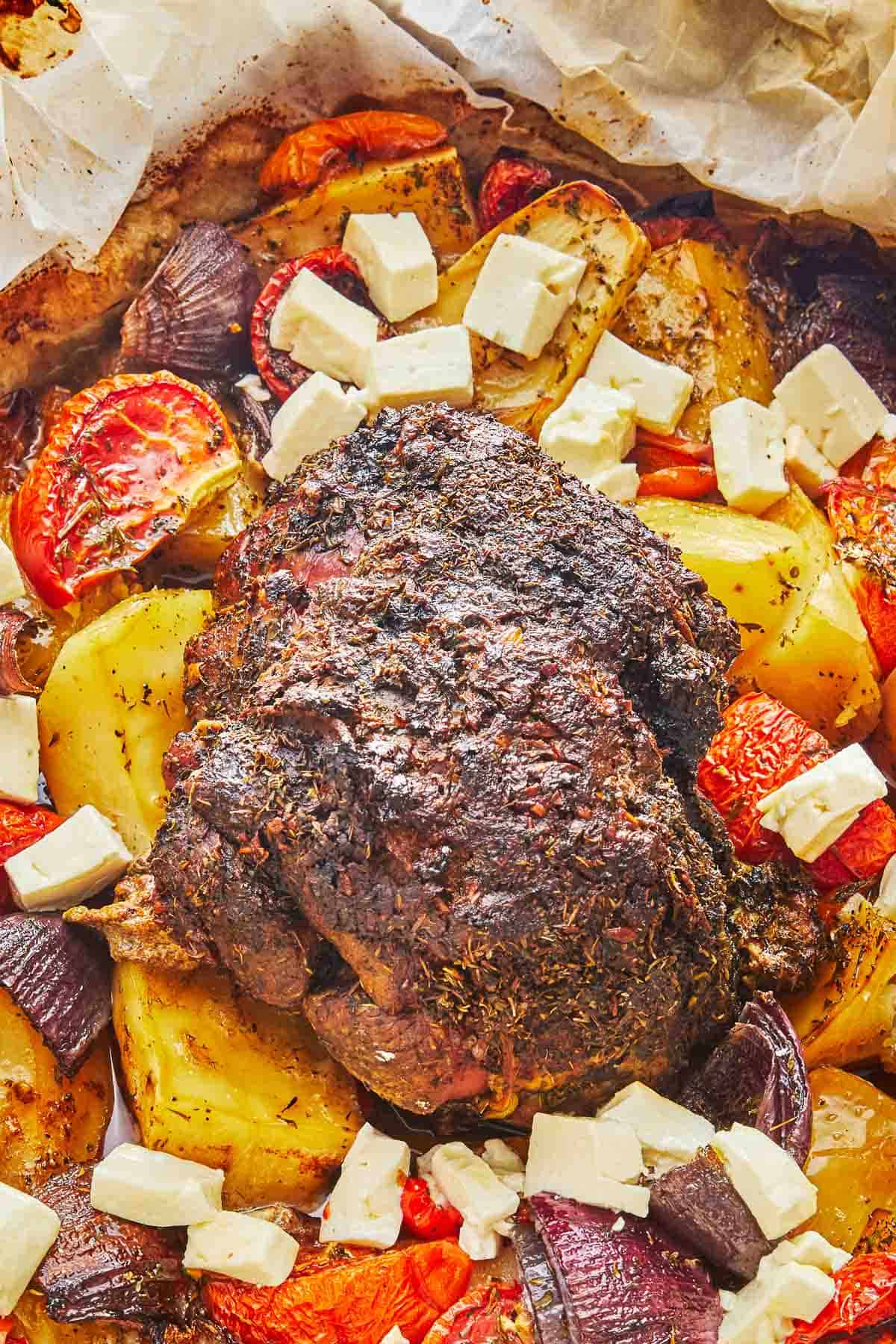 Slow-Cooked Lamb Kleftiko with Garlic and Herbs