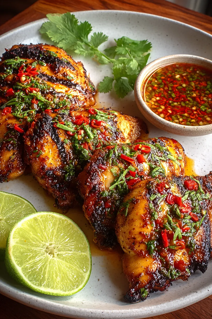 Pan-Seared Chicken with Smoky Chili and Lime Street-Style Sauce