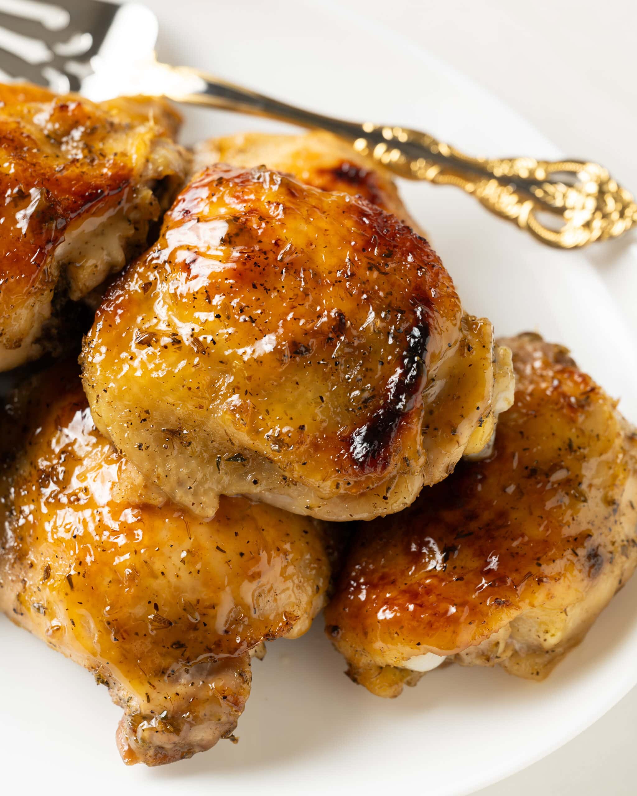 Honey-Lavender Glazed Roasted Chicken