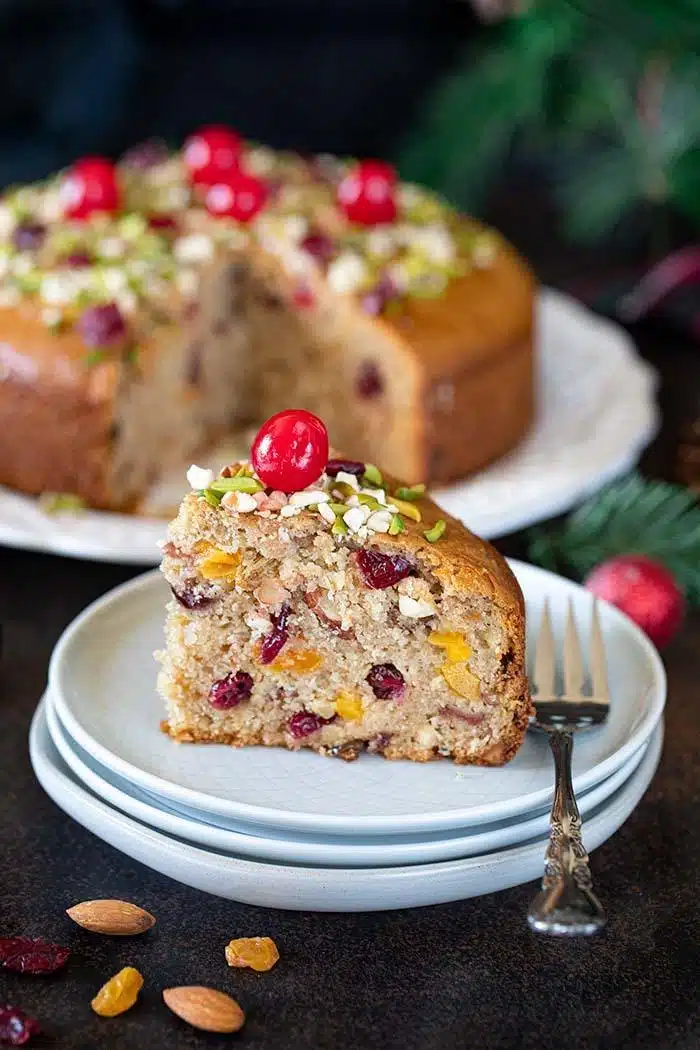 Twelve-Layered Fruit and Nut Cake with Spiced Honey Glaze