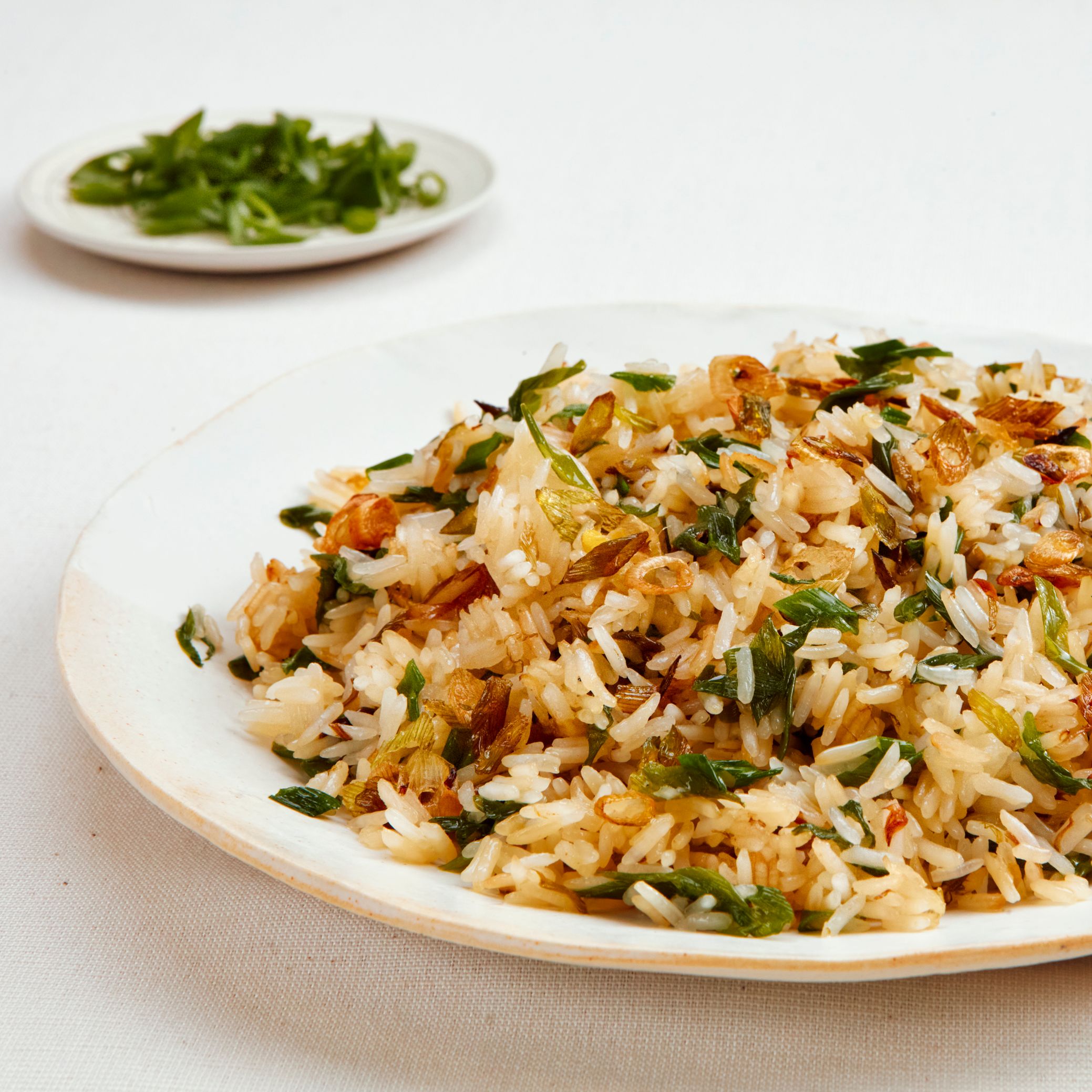 Sautéed Hidden Veggie Rice with Garlic and Scallions