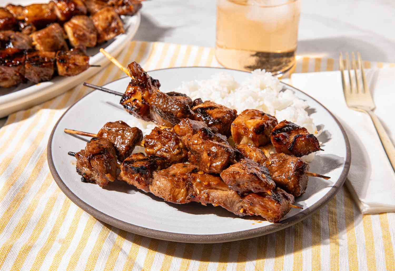 Quick Meals Grilled Caribbean Pork Skewers