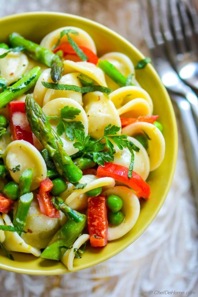 Lemon-Herb Pasta Primavera