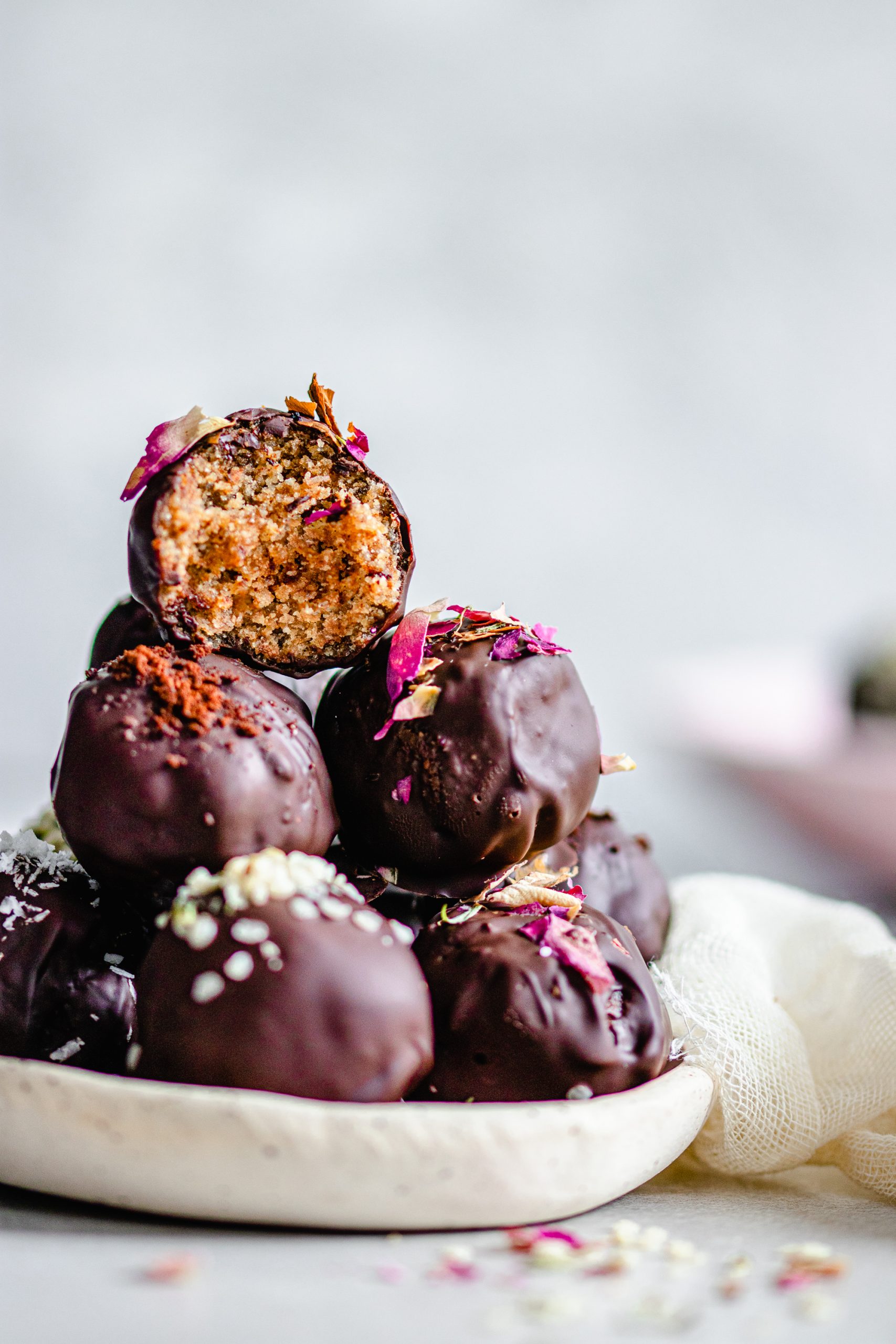 Cardamom-Spiced Chocolate Truffles