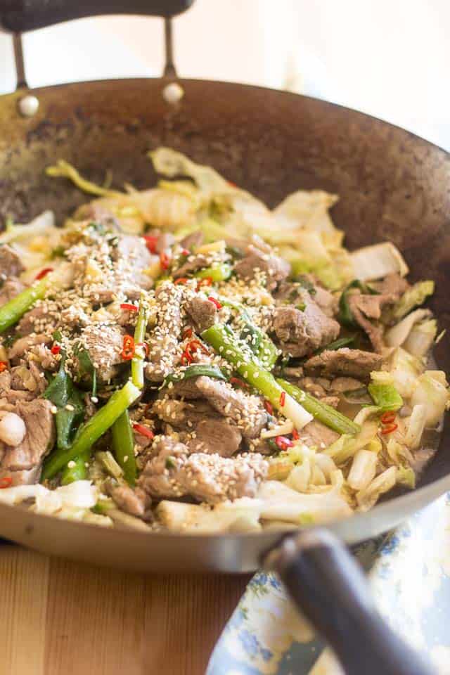 Stir-Fried Pork with Ginger and Scallions