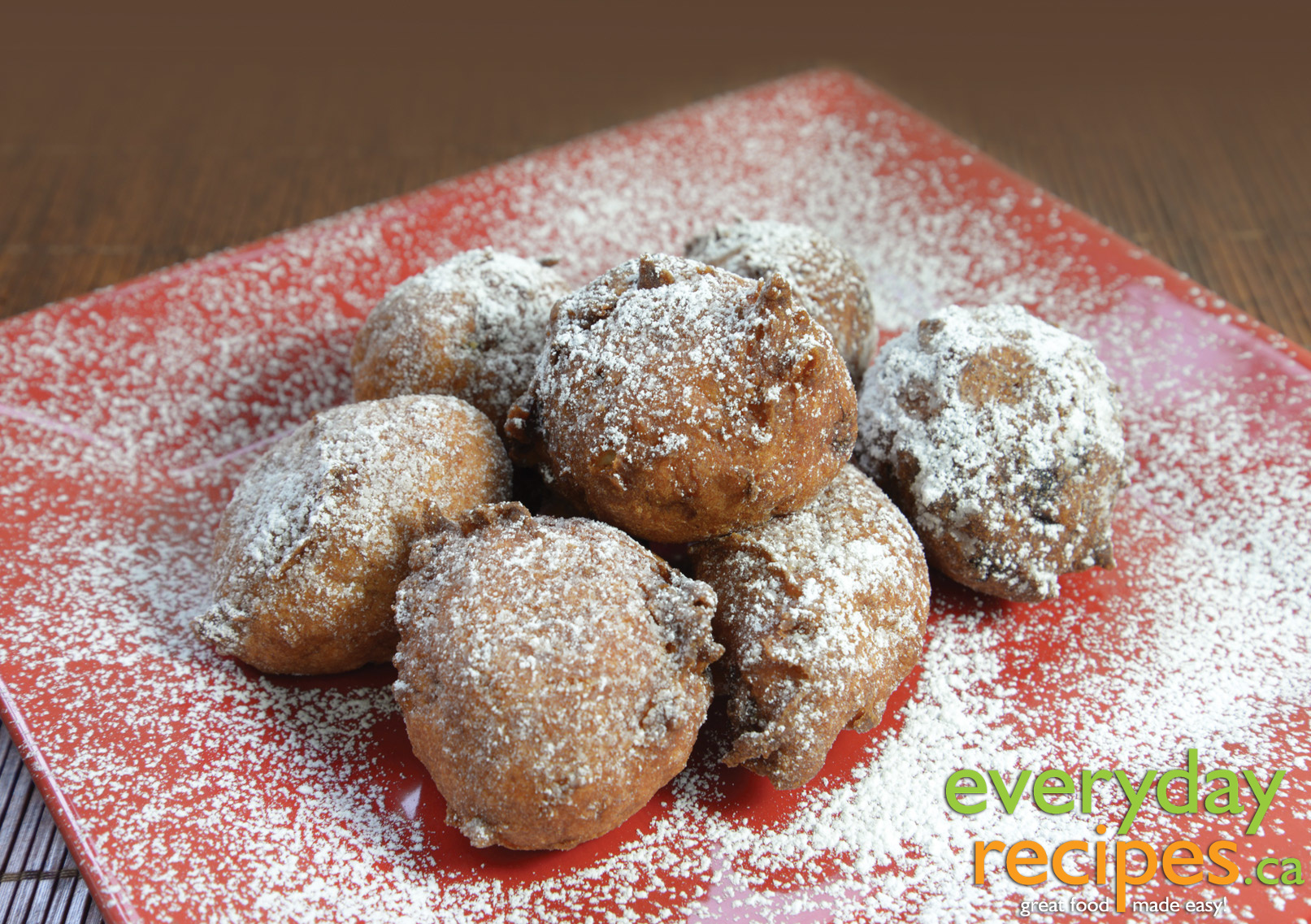 Rum-Soaked Banana Fritters with Spiced Caramel Sauce