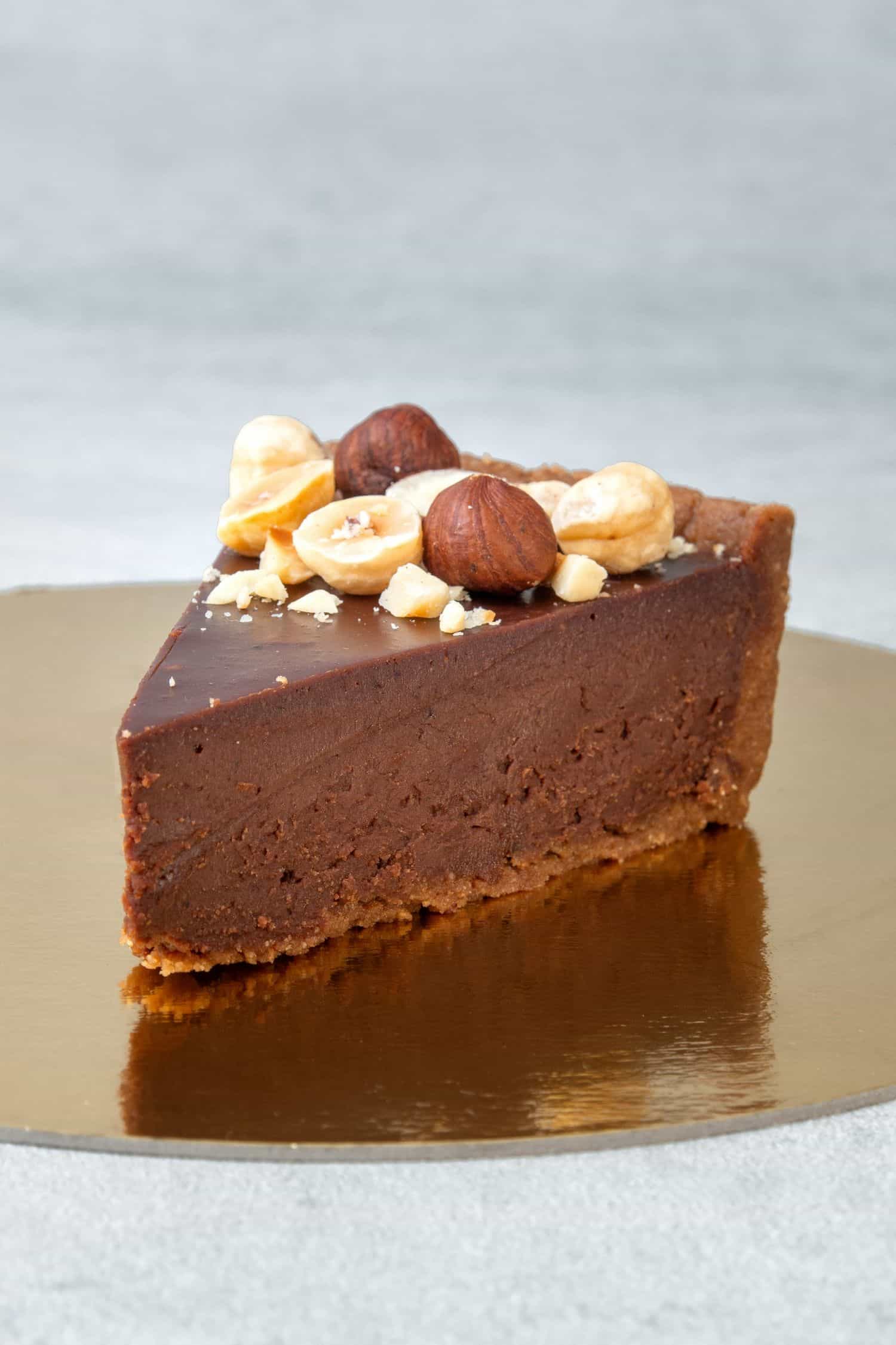 No-Bake Chocolate Hazelnut Tart