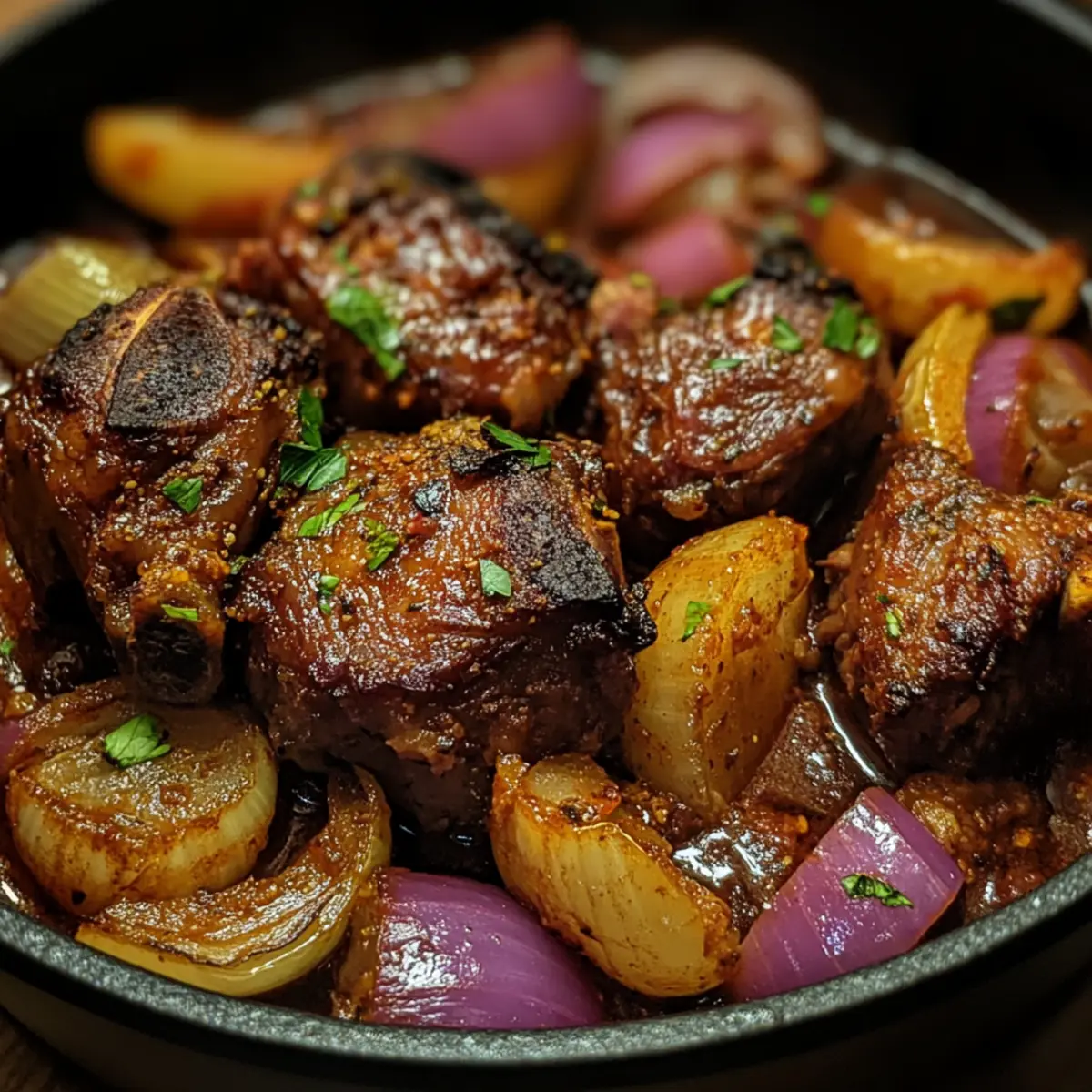 Sautéed Middle Eastern Spiced Lamb with Sumac Onions