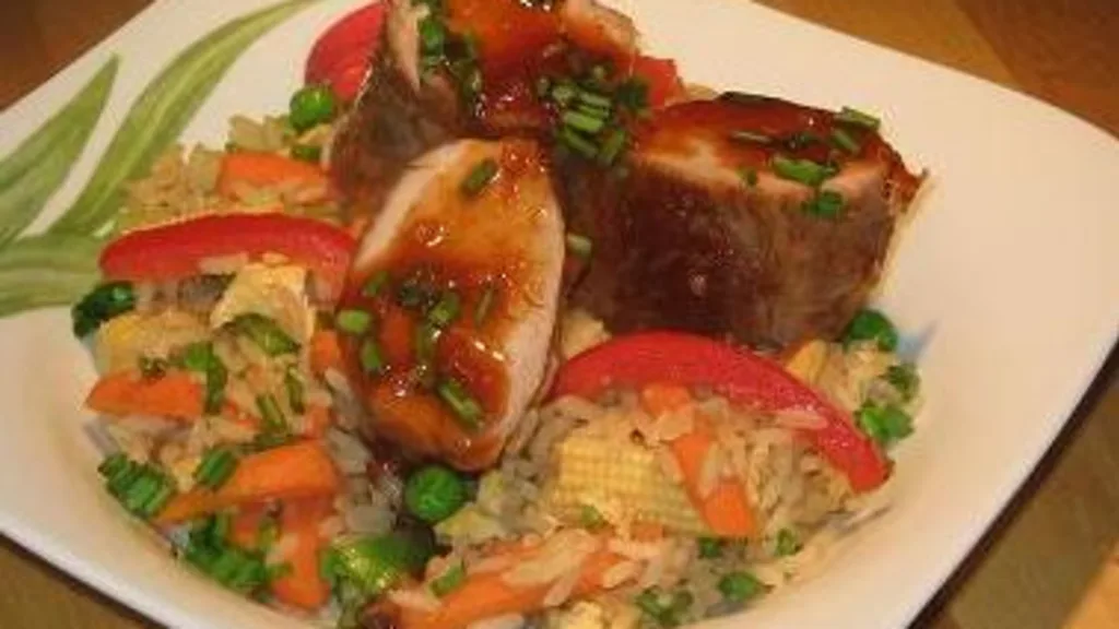 Bourbon-Glazed Pork Tenderloin with Orange Zest