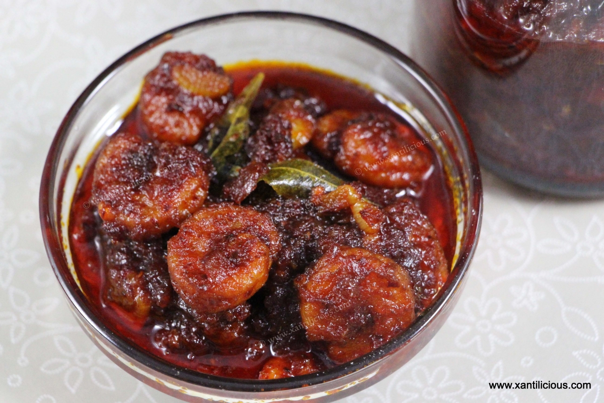Goan Prawn Balchão Pickle with Red Chilies and Vinegar