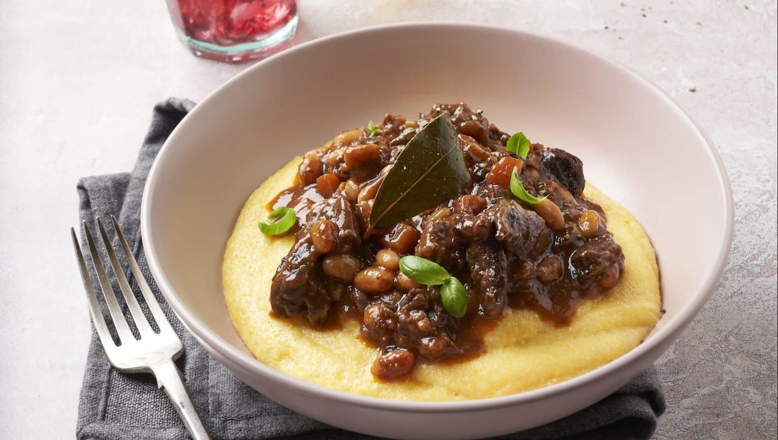 Slow Cooker Italian Beef Ragù with Polenta
