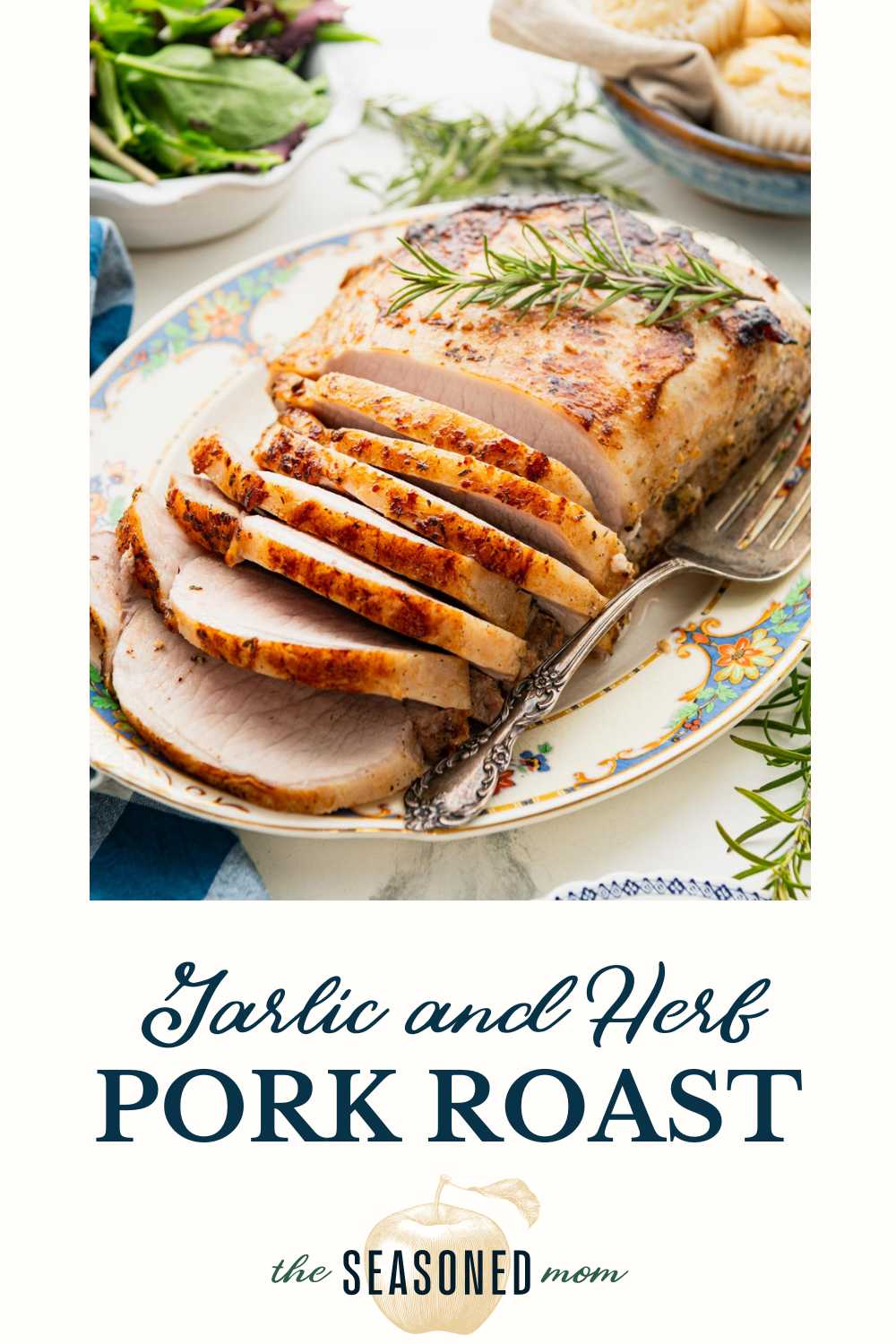 Mid-Roast Pork Shoulder with Herb and Garlic Crust