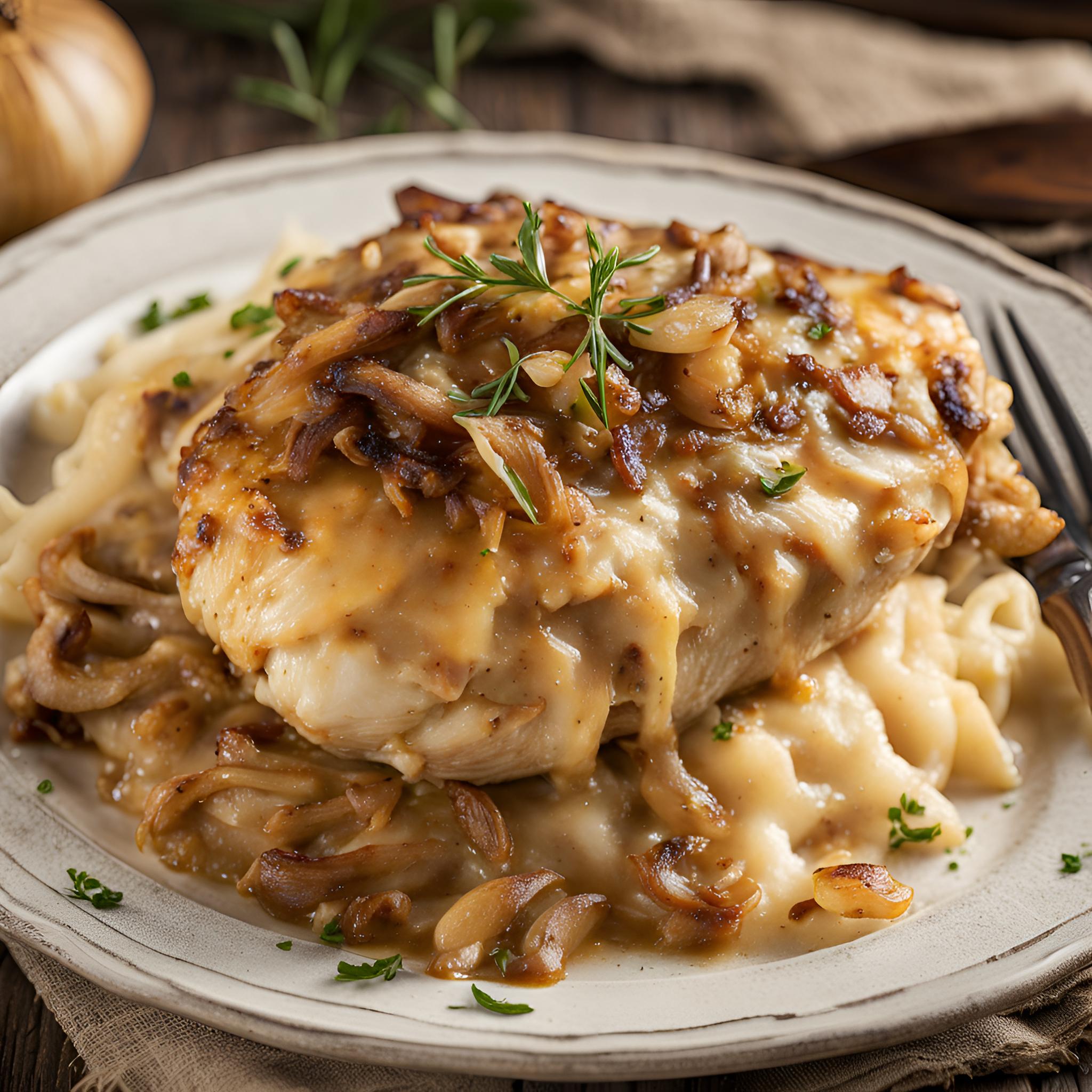 Onion Chicken with Caramelized Shallots