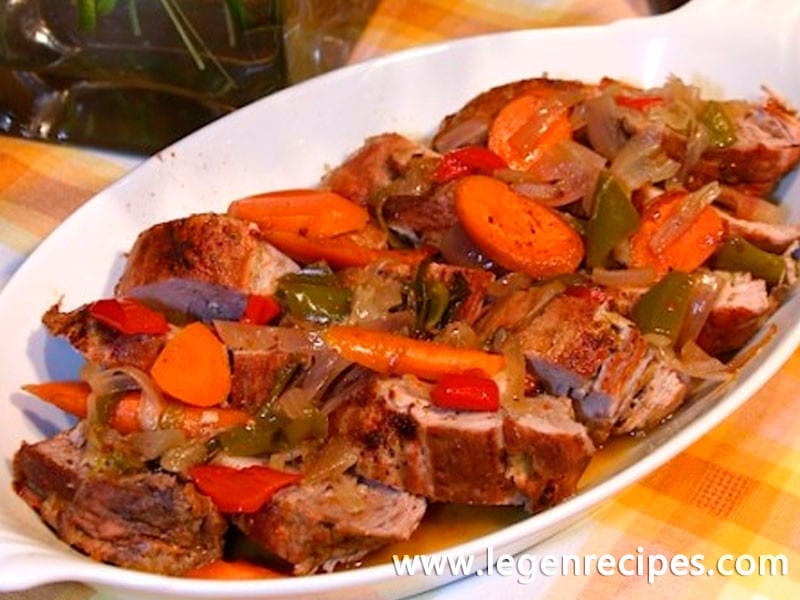 Baked Tiki-Spiced Pork Tenderloin with Orange and Ginger Glaze