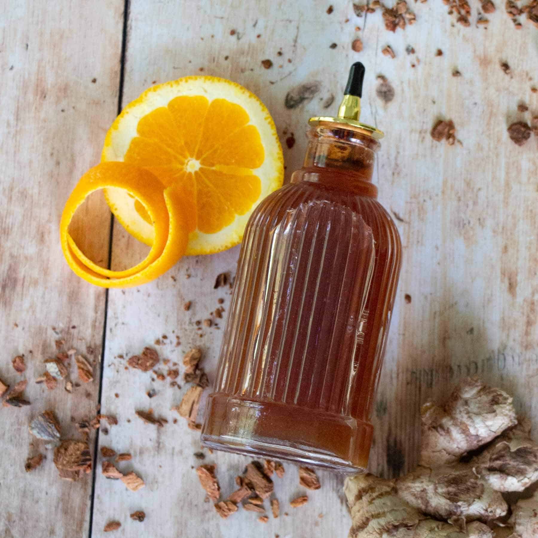 Orange Bitters Cognac Neat Twist