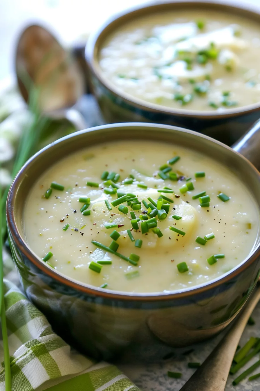 Traditional Irish Leek and Potato Soup