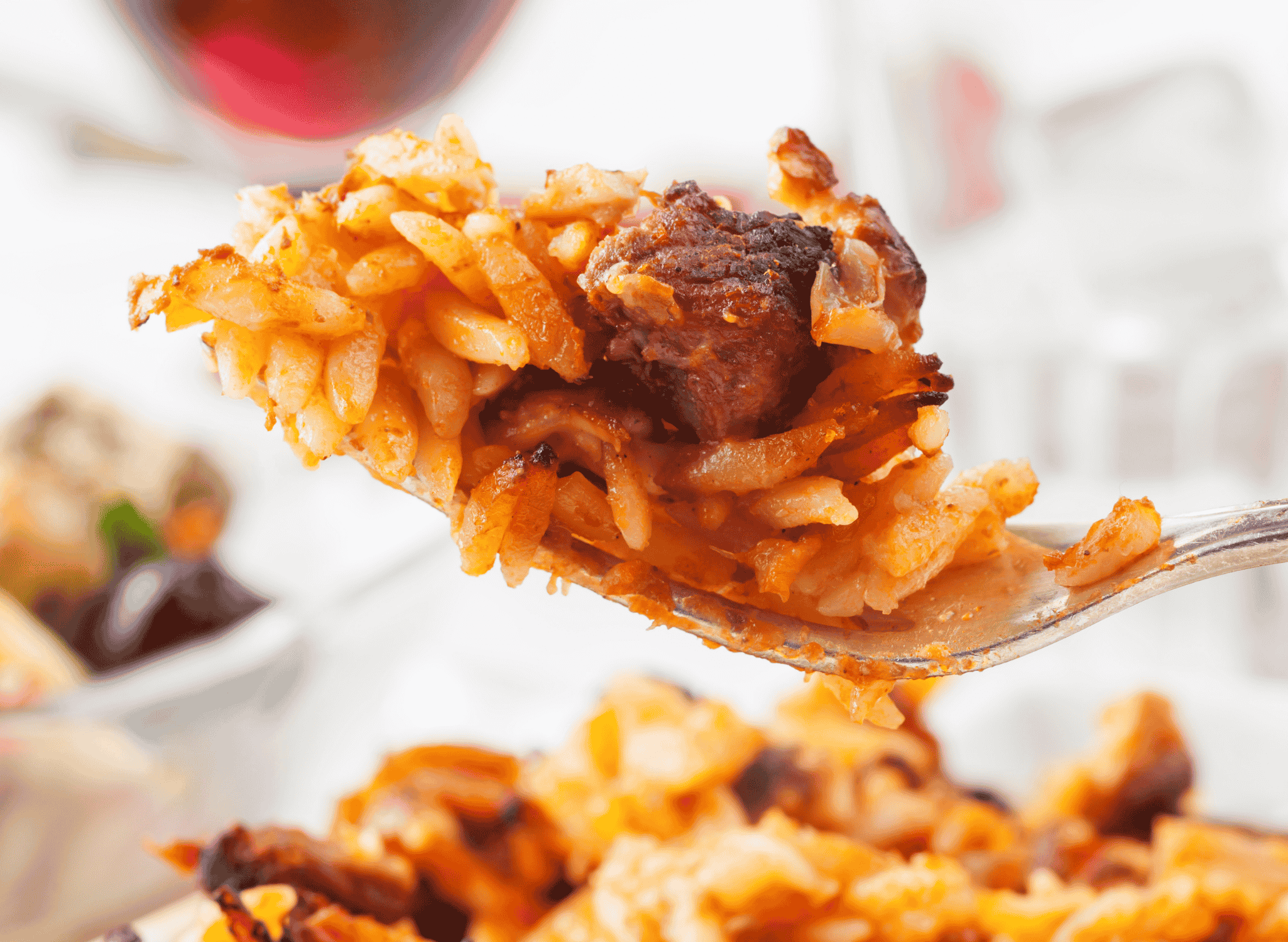 Baked Lamb Giouvetsi with Orzo and Tomato Sauce