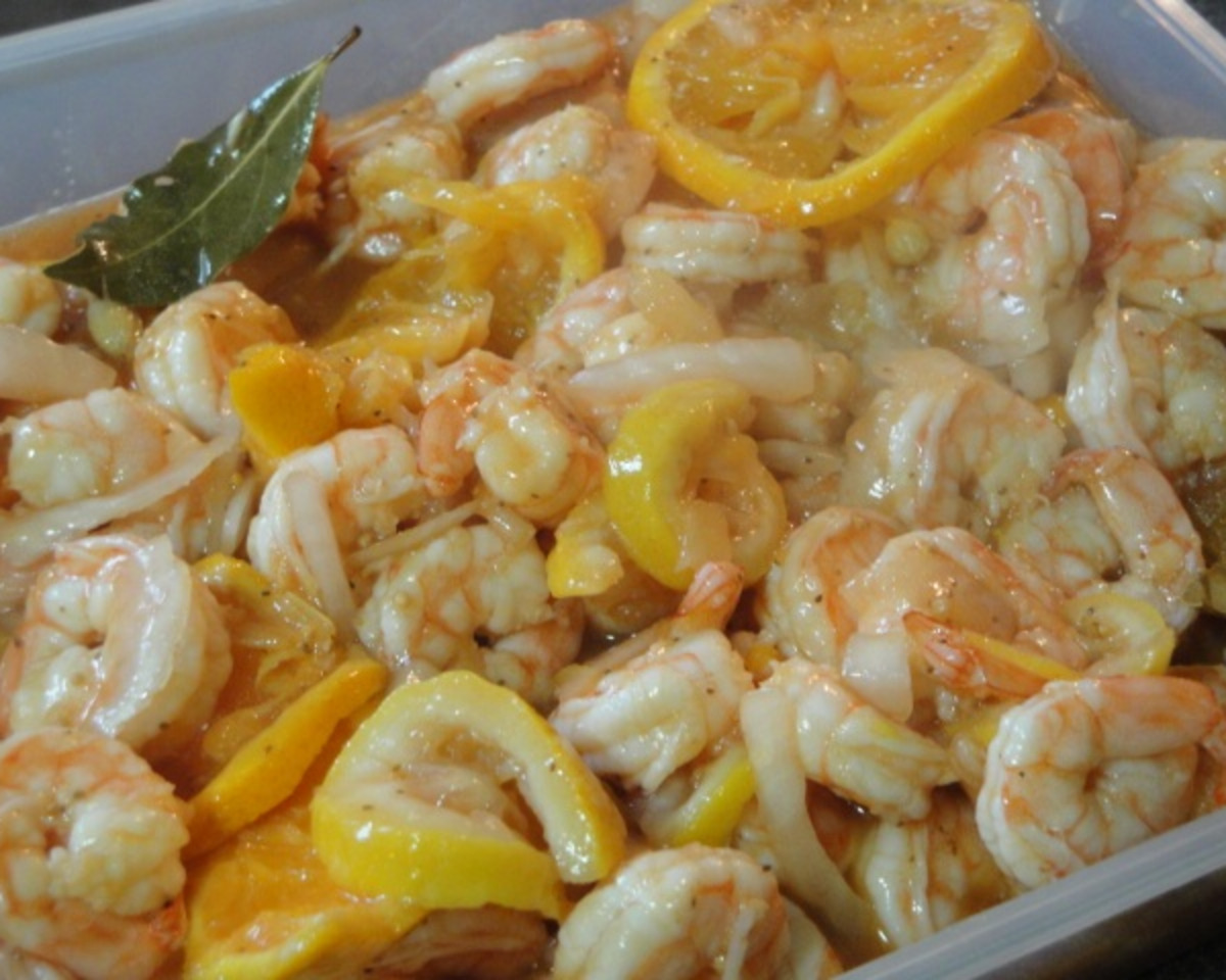Citrus-Marinated Shrimp with Charred Corn Salsa