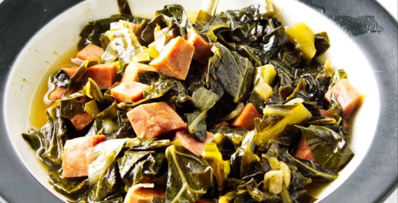 Slow-Cooked Southern Braised Beef with Collard Greens