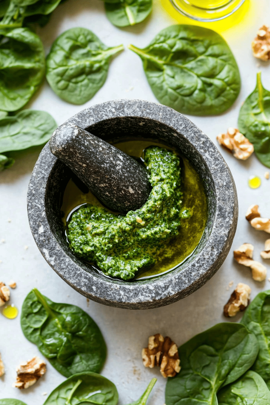 Spinach & Walnut Pesto