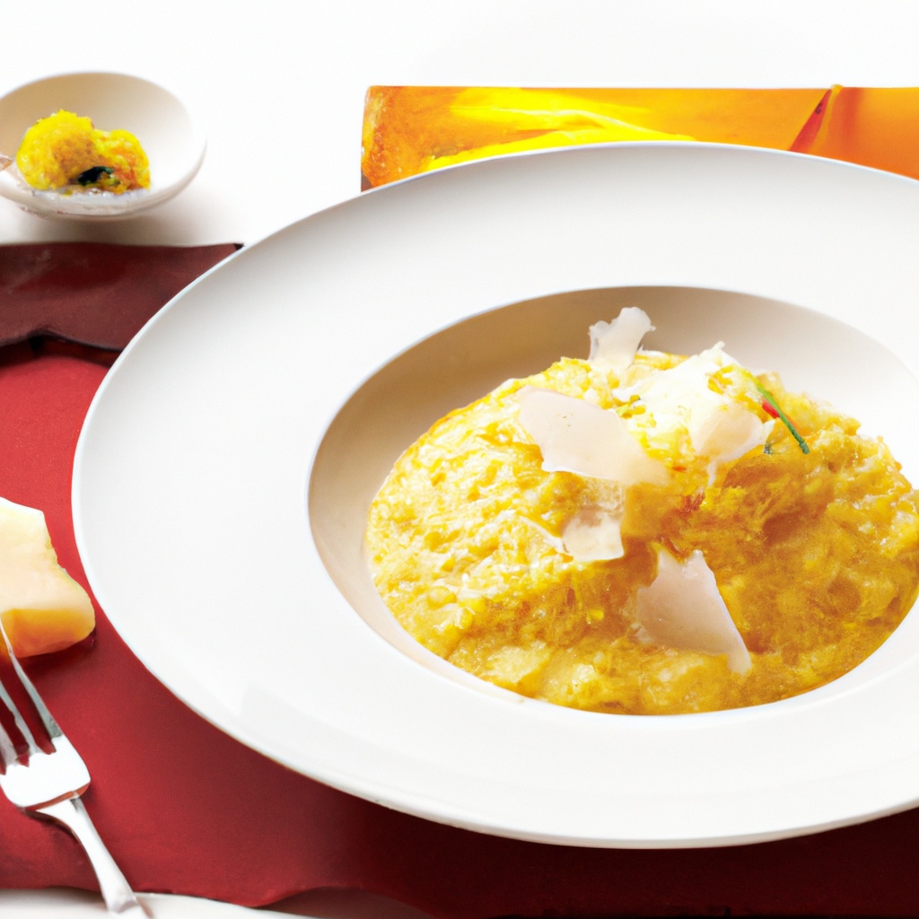 Sun-Dried Tomato and Lemon Risotto with Saffron Lightness