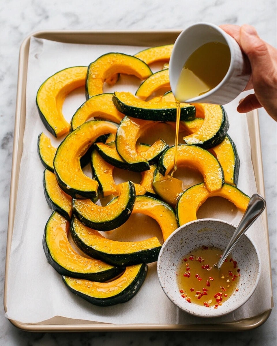 Miso-Glazed Roasted Kabocha Squash with Sesame Seeds