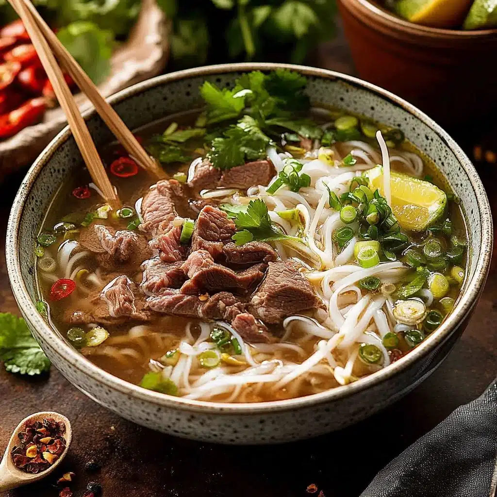 Slow-Simmered Vietnamese Beef Pho with Star Anise Broth