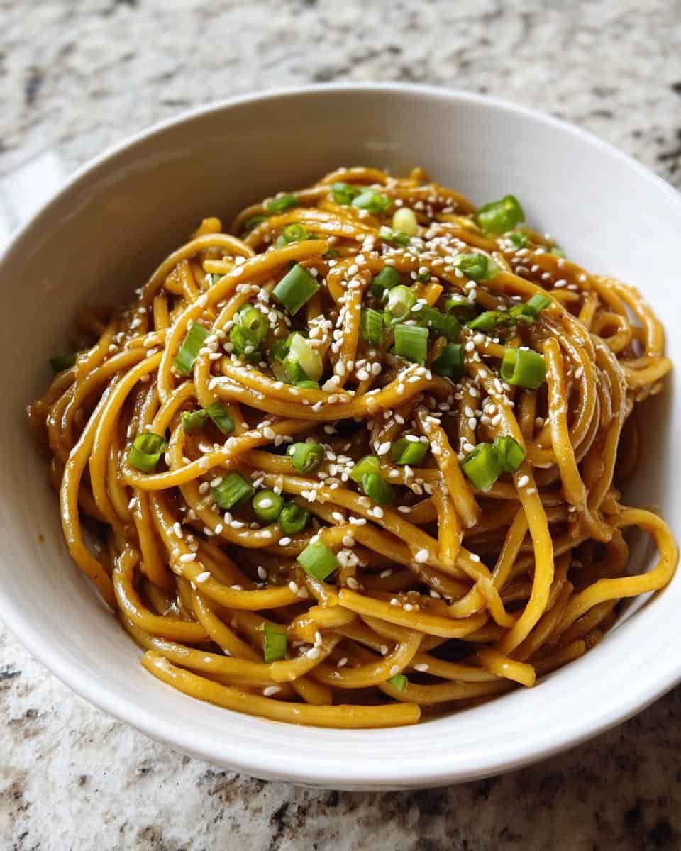 Quick Sesame-Ginger Instant Noodles