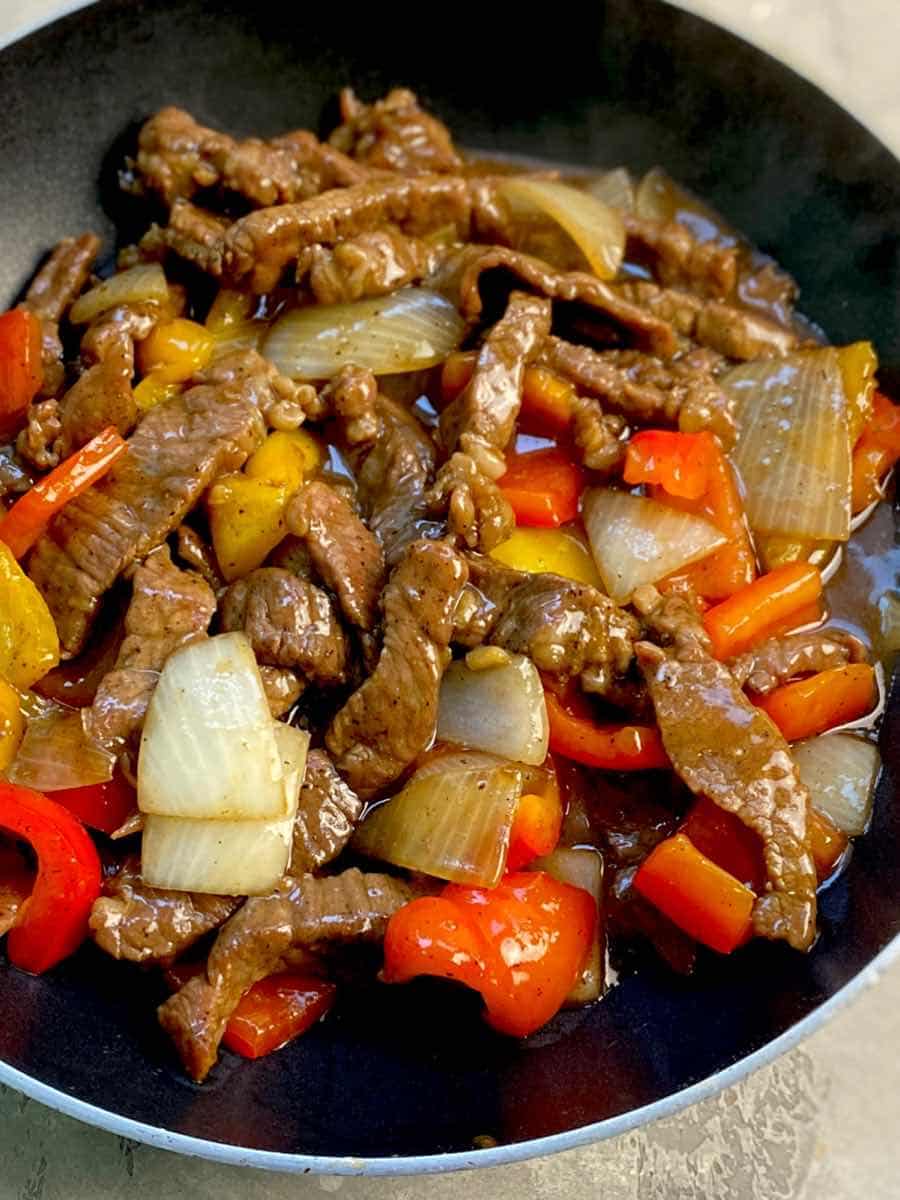 Pan-Seared Beef with True Black Pepper Sauce