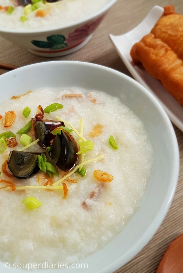 Congee with Century Egg and Pork