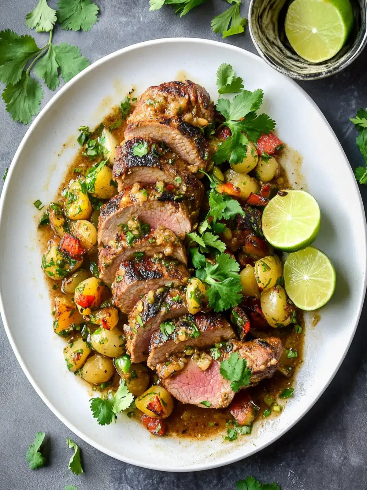 Baked Caribbean Rum-Glazed Pork Tenderloin