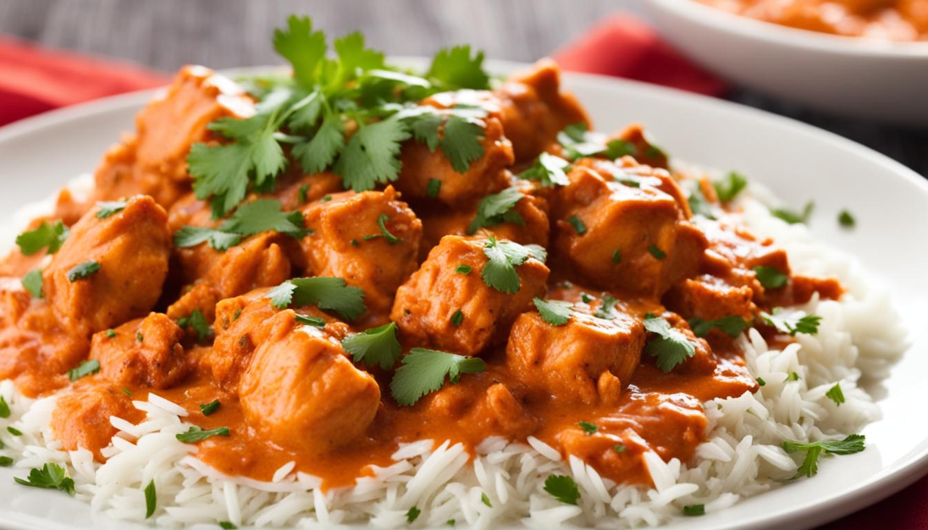 Stovetop Chicken Tikka Masala with Creamy Tomato Sauce