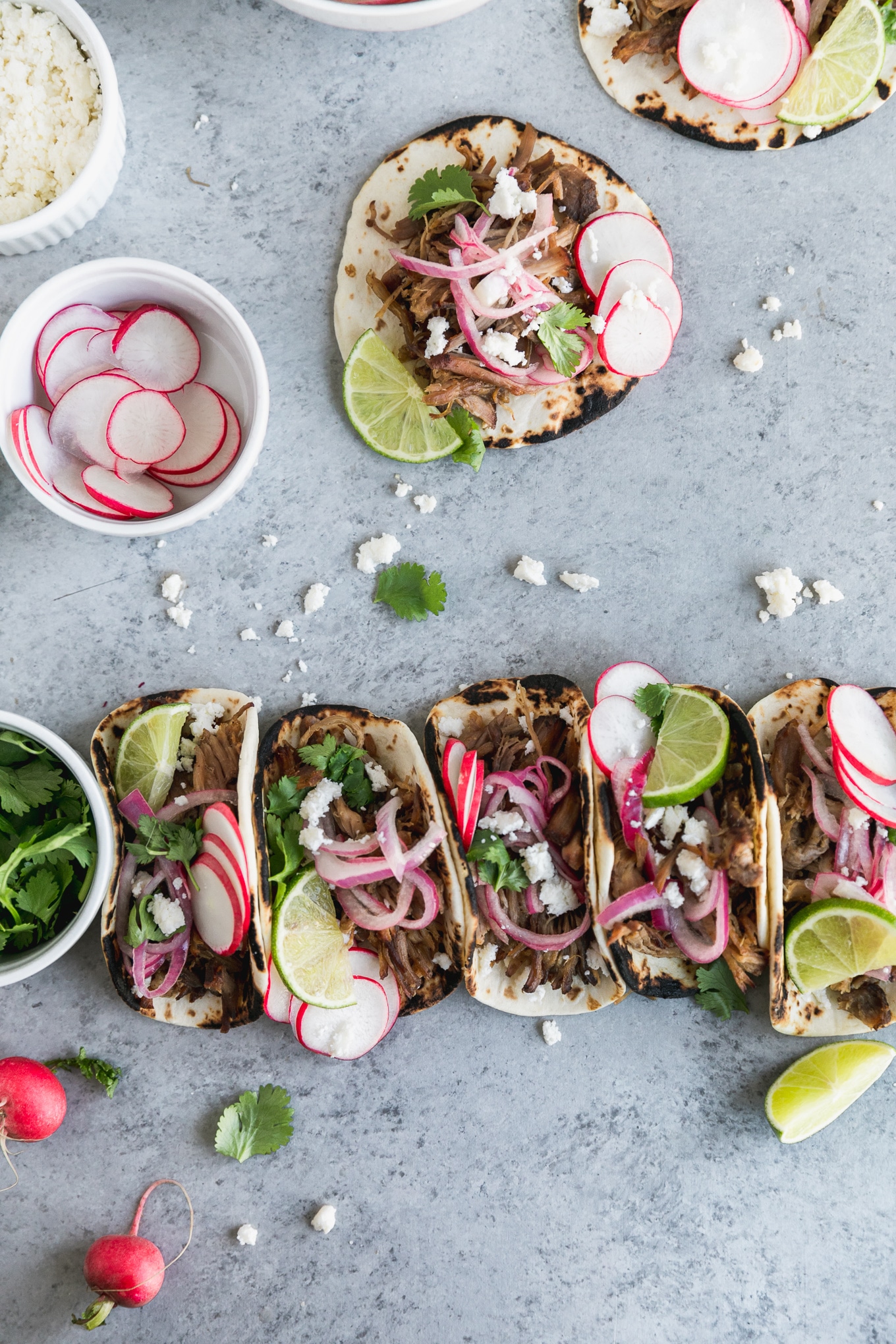 Slow-Braised Michoacán Carnitas Tacos with Pickled Onions