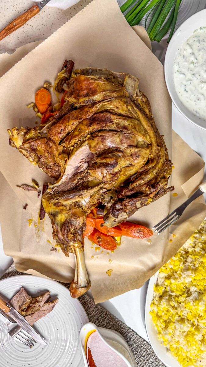 Slow-Roasted Mediterranean Lamb Shoulder with Herbs