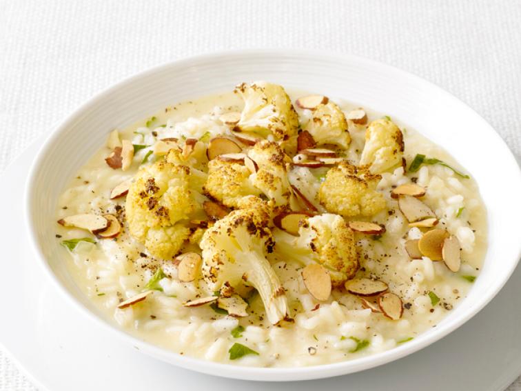 Roasted Cauliflower and Sage Risotto