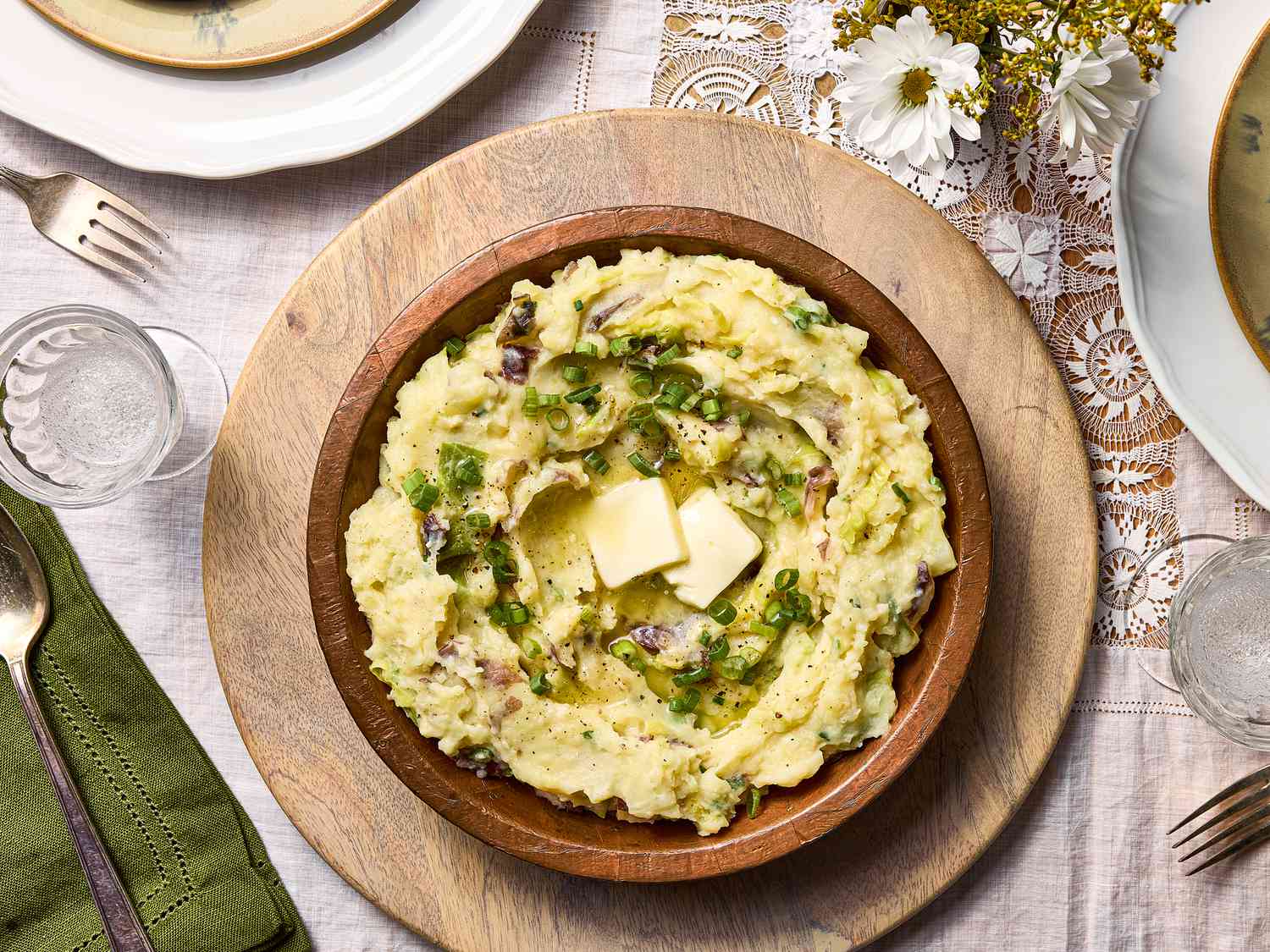 Oven-Baked Colcannon with Cabbage and Scallions