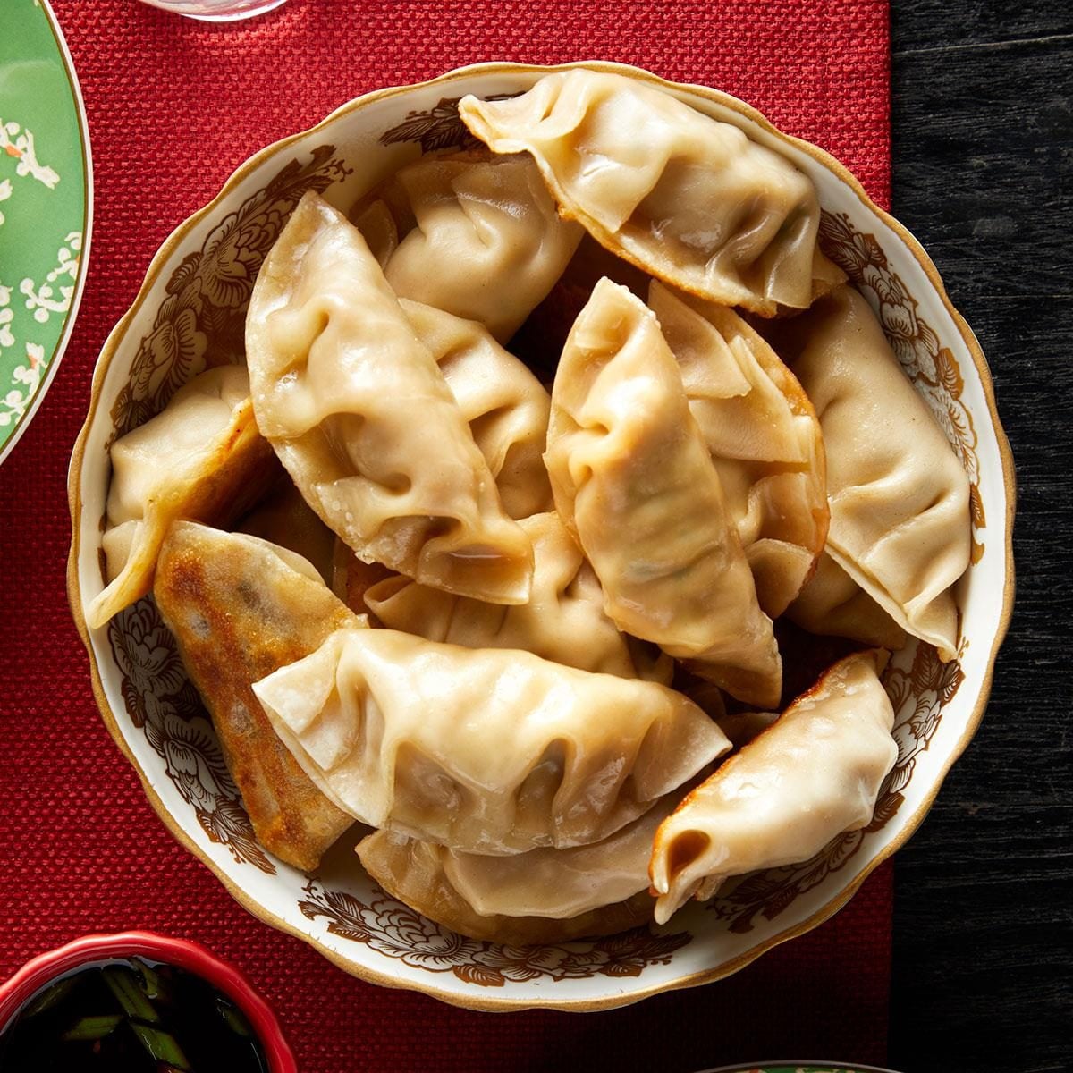 Homemade Spiced Pork and Vegetable Dumplings