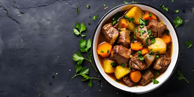 Slow-Braised Irish Lamb with Root Vegetables