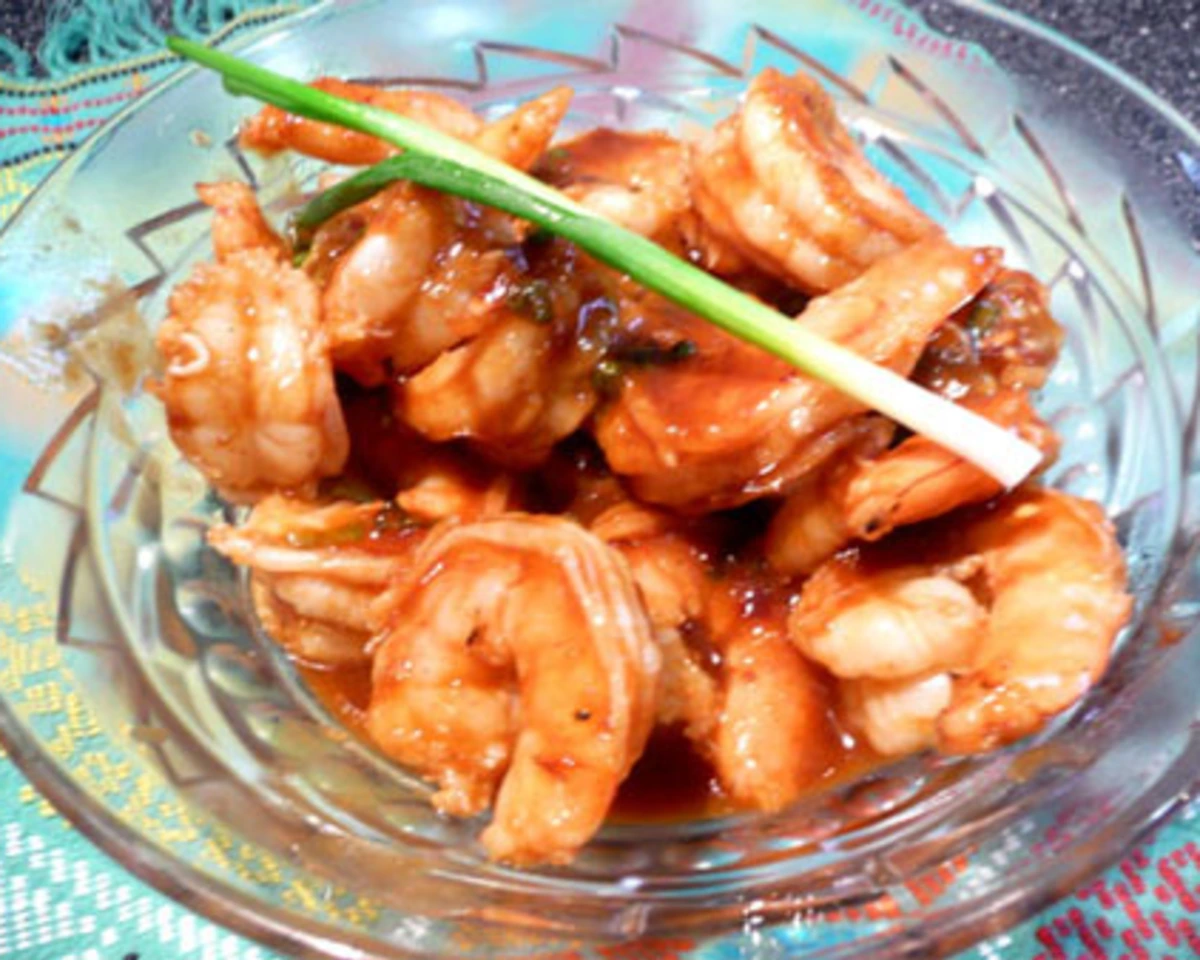 Sautéed Shrimp with Ginger Soy Glaze