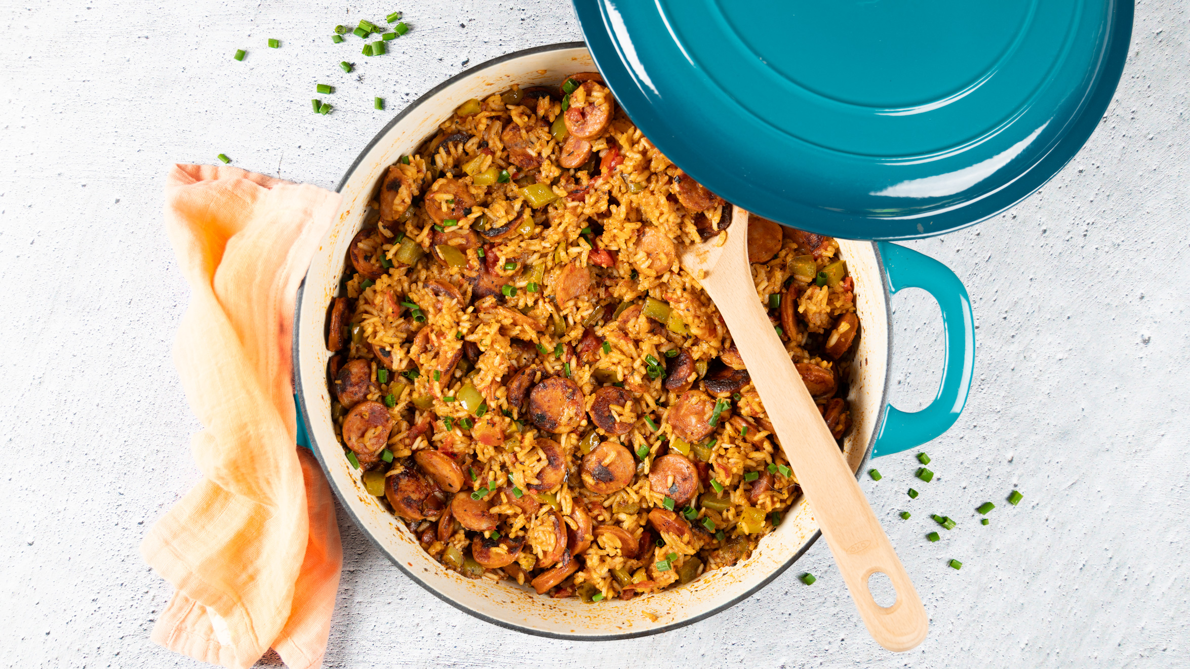 One-Pot Spicy Chorizo and Rice Skillet