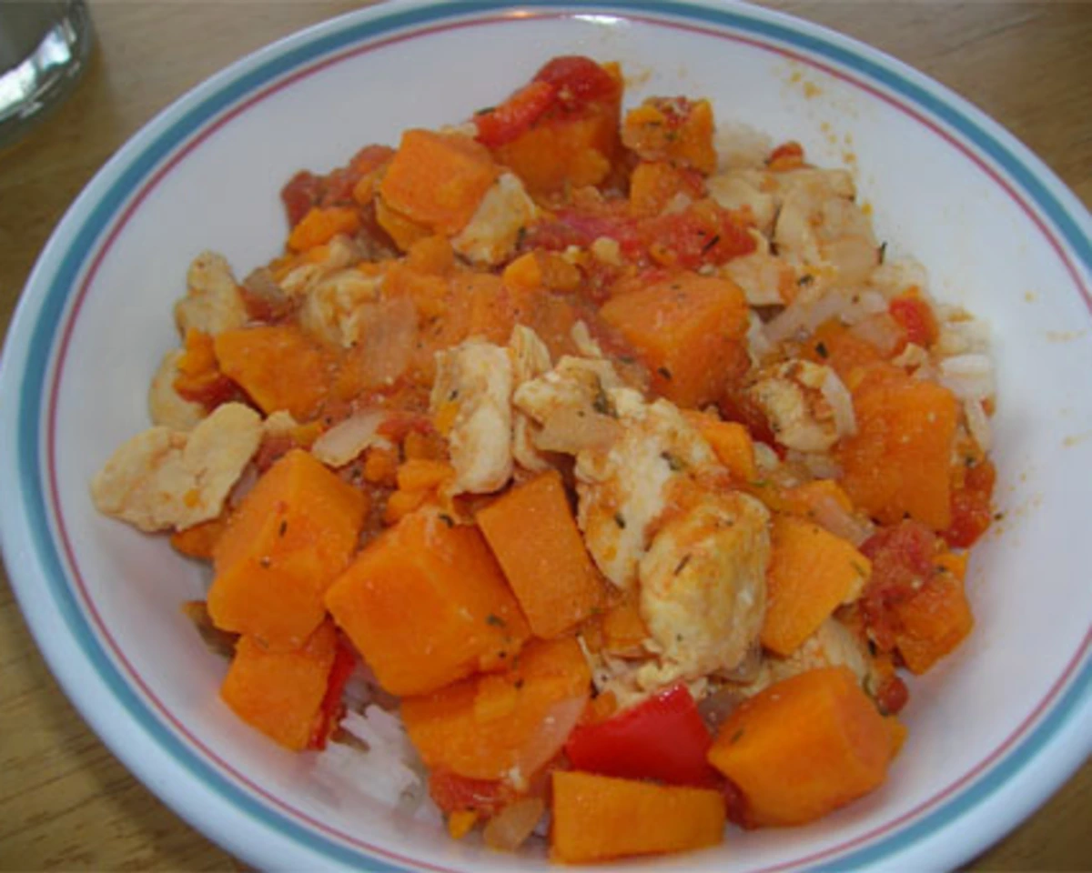 Spiced Caribbean Chickpea and Sweet Potato Stew