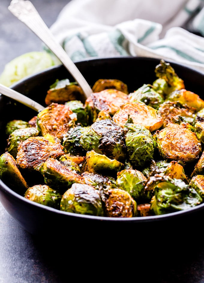 Grilled Pecan and Jalapeño Brussels Sprouts with Honey-Lime Glaze