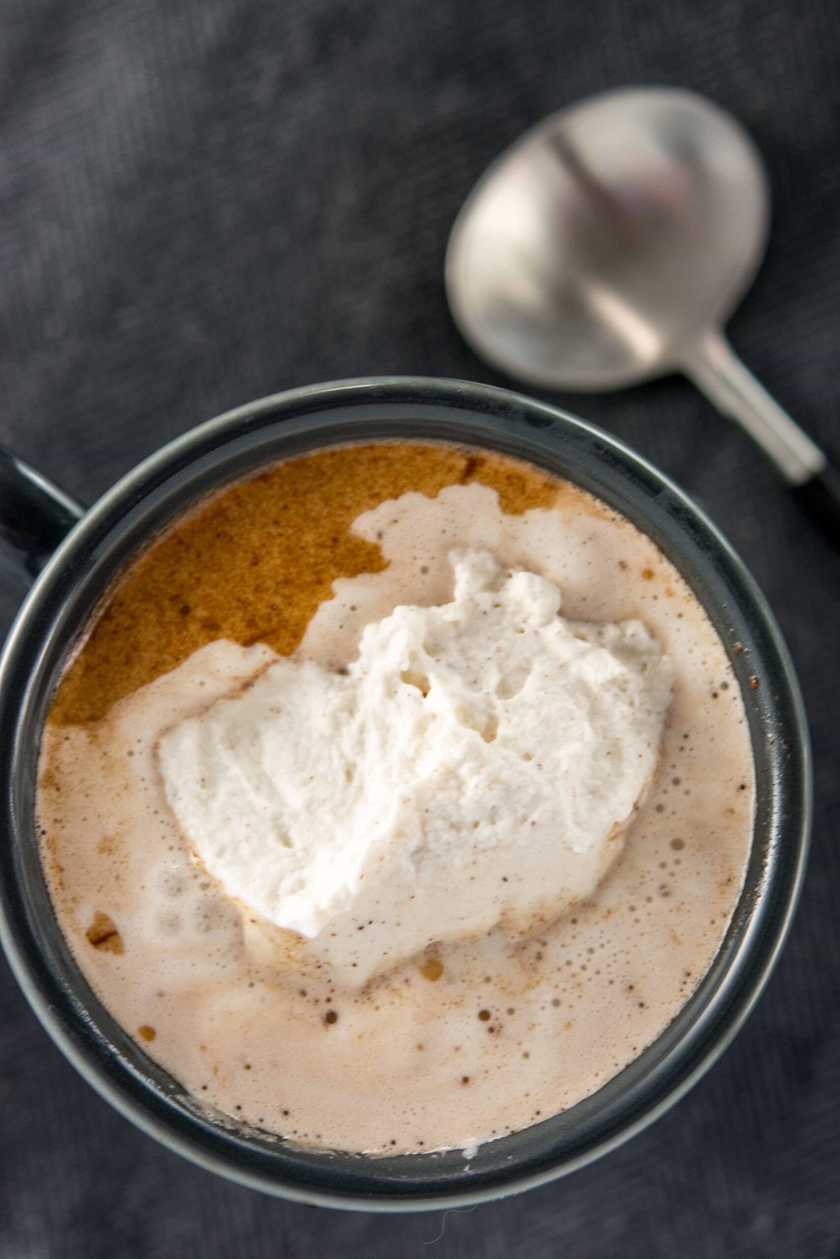 Spiced Cinnamon Hot Chocolate with Whipped Cream